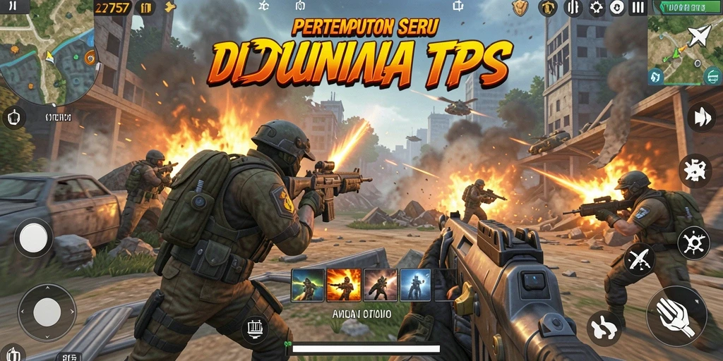 Tangkapan layar menampilkan aksi pertempuran intens di 2757.