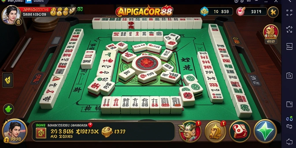 Tampilan menarik saat bermain Mahjong di APIGACOR88.