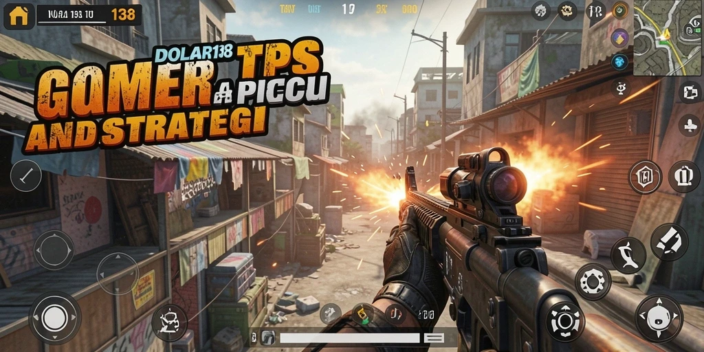 Tangkapan layar gameplay DOLAR138 menampilkan aksi seru dalam pertempuran TPS.