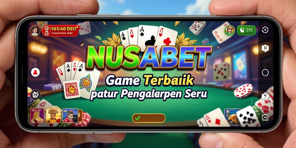 Tampilan menarik dari gameplay Domino di NUSABET.