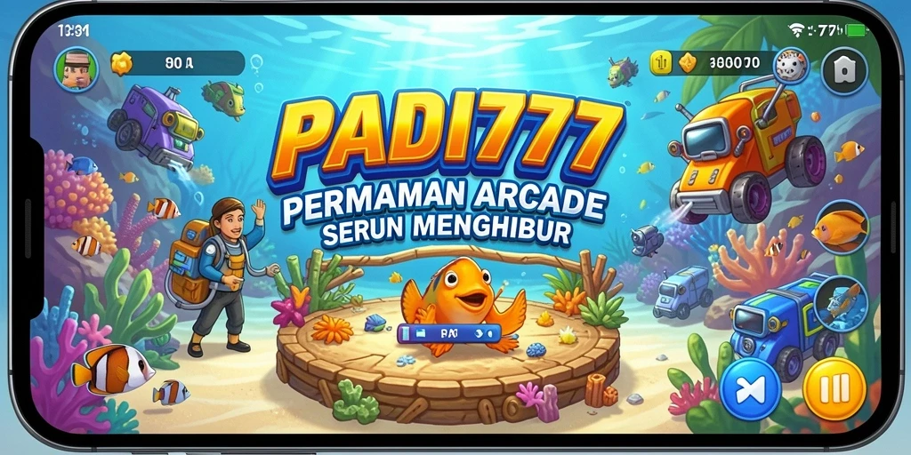 Screenshot gameplay PADI777 dengan aksi Arcade yang seru.