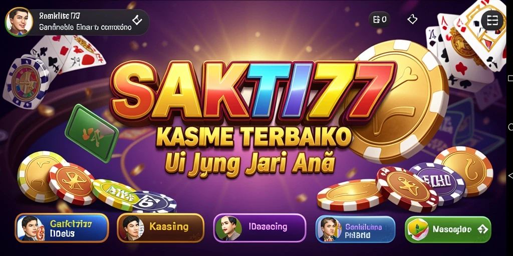Tampilan gameplay SAKTI77 dengan grafis dan animasi menarik.