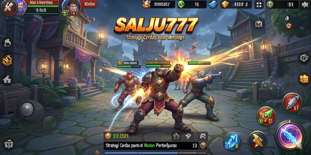 Tampilan gameplay SALJU777 dengan strategi yang mendalam.