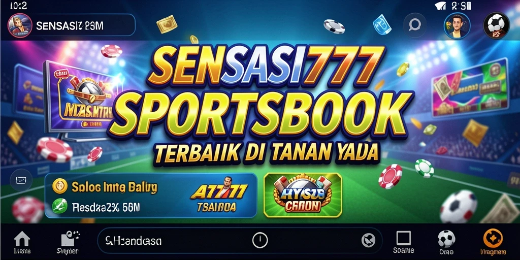 Tampilan antarmuka SENSASI777 saat melakukan taruhan olahraga.