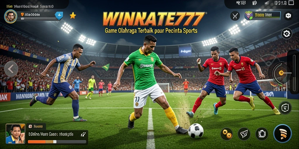 Tampilan menakjubkan dari gameplay olahraga di WINRATE777.